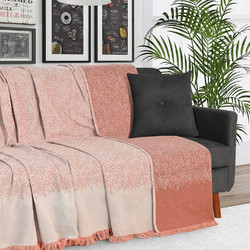 Lino Home Ριχτάρι Διθέσιου Καναπέ 180x250 Meliki Salmon