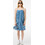 Lacoste Mini Καλοκαιρινό Καθημερινό Φόρεμα Μπλε EF6965