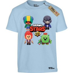 Takeposition Παιδικό T-Shirt Κοντομάνικο Γαλάζιο 806-4508B-03