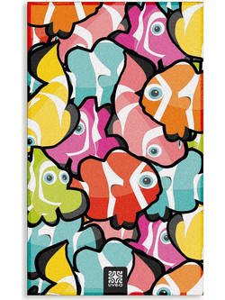 UVEA Nemo Παιδική Πετσέτα Θαλάσσης Microfiber 70x140cm 91-14-1