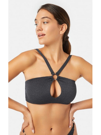 Minerva Lima Bikini Top Μπουστάκι Μαύρο 90-9255B