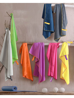 Rythmos Urban Πετσέτα Θαλάσσης Microfiber Ανθρακί 90x160cm 103-810-021