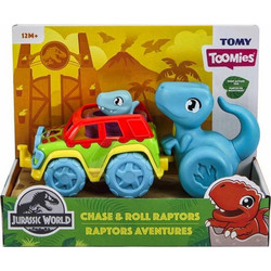 Tomy Toomies Jurassic World Chase & Roll Raptors 12+ Μηνών