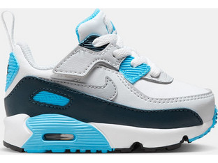 Nike Air Max 90 Παιδικά Sneakers Λευκά Γαλάζια HF6359-100