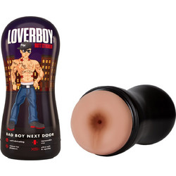 Blush Loverboy Bad Boy Next Door Stroker Butt Pocket Anal & Sleeve Αυνανιστήρι με Δόνηση Beige