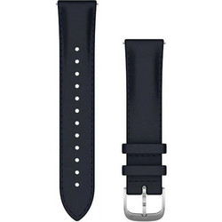 Garmin Quick Release 20 Λουράκι Δερμάτινο Navy Italian / Silver