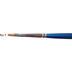 Art & Hobby 2600BS Πινέλο Ζωγραφικής No1 Πλακέ με Συνθετική Τρίχα 2600BS01