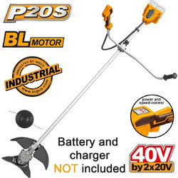 Ingco CSTLI20018 Χορτοκοπτικό Μπαταρίας Ώμου / Χειρός 20V 4.7kg