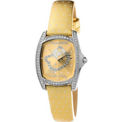 Chronotech Γυναικείο Ρολόι με Κίτρινο Δερμάτινο Λουράκι CT7094SS-44