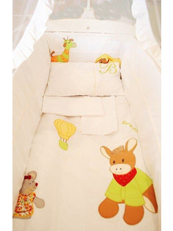 Beboulino Dream To Fly Σετ Λίκνου Beige 6τμχ
