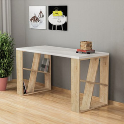 Γραφείο Ξύλινο με Βιβλιοθήκη 140x60x75cm 855DTE3813