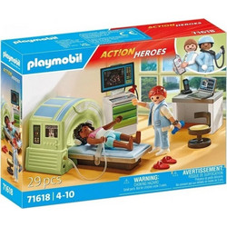 Playmobil Action Heroes Δωμάτιο Μαγνητικής Τομογραφίας για 4-10 Ετών 71618