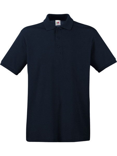Fruit of The Loom Ανδρική Μπλούζα Polo Κοντομάνικη Navy Μπλε 63-218-0