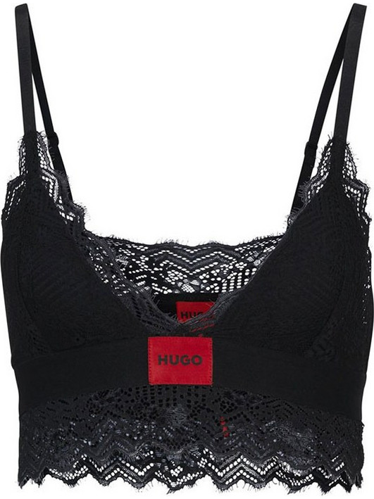 Hugo Boss Bralette χωρίς Μπανέλα Μαύρο 50502786-001