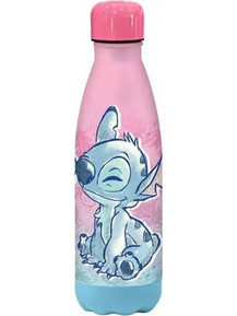 Kids Licensing Stitch Παιδικό Παγούρι Θερμός Ανοξείδωτο Ροζ 500ml
