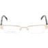 Alexander McQueen AMQ4159 R2E Σκελετός Γυαλιών Οράσεως Κοκάλινος Μεταλλικός Χρυσός Μαύρος