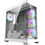 Darkflash DS900 & Fans White Gaming Midi Tower Κουτί Υπολογιστή με Πλαϊνό Παράθυρο