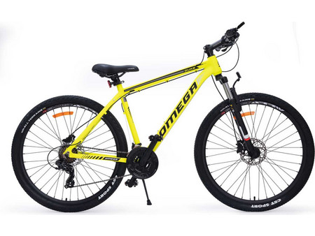 Omega Duke Mountain Bike 27.5" Αλουμινίου με 21 Ταχύτητες και Δισκόφρενα Κίτρινο