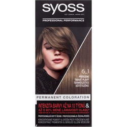 Syoss Coloration 6.1 Σκούρο Ξανθό Μπλε Σαντρέ Μόνιμη Βαφή Μαλλιών 50ml