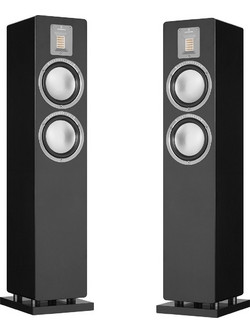 Audiovector QR 3 Ζεύγος Ηχείων Hi-Fi Δαπέδου 200W 2 Δρόμων Black Piano