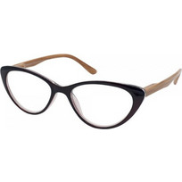 EyeLead E206 Γυαλιά Πρεσβυωπίας +4.00 Κοκάλινα Μαύρα Καφέ