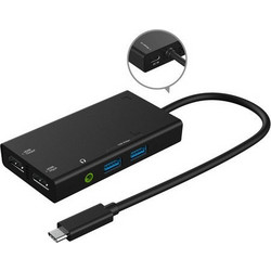 j5 create JVA01 USB-C Docking Station με HDMI 4K PD και Σύνδεση 2 Οθονών Black