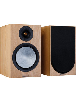 Monitor Audio Silver 100 7g Ζεύγος Ηχείων Hi-Fi Βιβλιοθήκης 120W 2 Δρόμων Ash