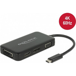 DeLOCK USB-C Docking Station με DisplayPort / HDMI