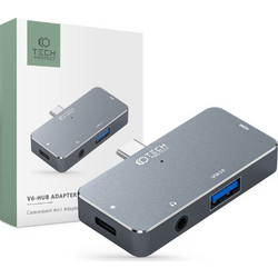 Tech-Protect V6 USB-C Docking Station με HDMI 4K PD