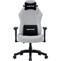 Anda Seat Luna Large Καρέκλα Gaming Υφασμάτινη με Ρυθμιζόμενα Μπράτσα Γκρι AD18-44-G-F