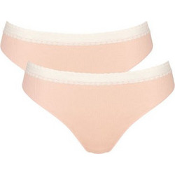 Sloggi Go Βαμβακερά Γυναικεία Slip Σομόν 2Pack 10213095-00BG
