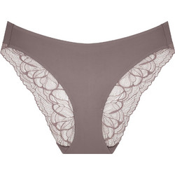 Triumph Body Make-Up Illusion Lace Γυναικείο Slip Χωρίς Ραφές με Δαντέλα Ανθρακί 10219711-3091
