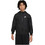 Nike Αθλητικό Παιδικό Μπουφάν Softshell Αδιάβροχο Μαύρο FZ5516-010