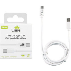 Lime Successories LCC01 USB-C to USB-C 1m White 5205308277719