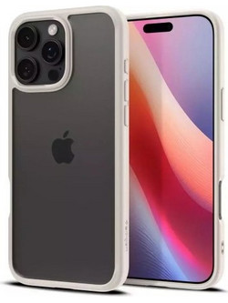 Spigen Ultra Hybrid Back Cover Natural Titanium (iPhone 16 Pro)