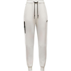 Nike Γυναικείο Παντελόνι Φόρμας Fleece με Λάστιχο Εκρού HV6779-110