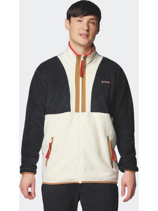 Columbia Backbowl(TM) II Full Zip Flee Ανδρική Ζακέτα Fleece με Φερμουάρ Μπεζ 2090851-011