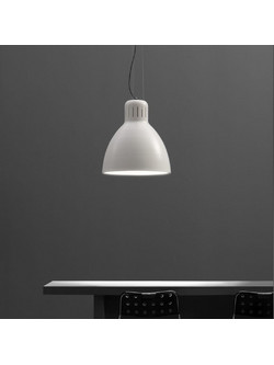 Leucos JJ BIG White Κρεμαστό Φωτιστικό Οροφής Καμπάνα Μονόφωτο Λευκό 0011130