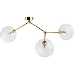 TK Lighting Fairy Κρεμαστό Φωτιστικό Οροφής Τρίφωτο G9 Χρυσό 10069
