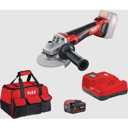Flex LBE 125 18.0-EC/5.0 Γωνιακός Τροχός Μπαταρίας 18V με Ρύθμιση Στροφών 1x5Ah