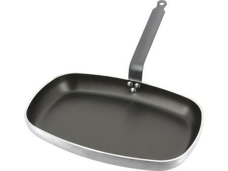 De Buyer Choc Fish Pan Τηγάνι Αλουμινίου Αντικολλητικό 38cm NON-STICK