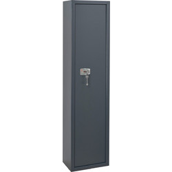 Thirard 00013284 Οπλοκιβώτιο Ατσάλινο 5 Θέσεων 35x34x145cm Γκρι