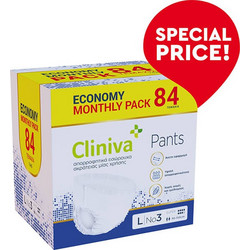 Cliniva Pants Large Πάνες Βρακάκι Ακράτειας 7 Σταγόνες 6x14τμχ