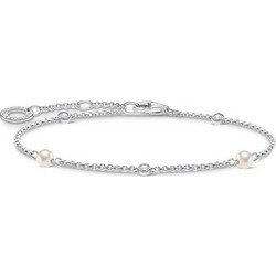 Thomas Sabo Γυναικείο Βραχιόλι Ασημί με Πέρλα A1989-167-14