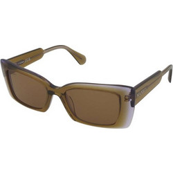 Max & Co MO0117 95J Ανδρικά Γυαλιά Ηλίου Ορθογώνια Κοκάλινα Καφέ με Καφέ Φακό