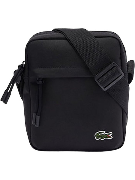 Lacoste Ανδρική Τσάντα Ώμου / Χιαστί Μαύρη 3NU4788NE-000