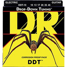 DR Strings Drop Down Tuning Σετ 6 Χορδές Ηλεκτρικής Κιθάρας Nickel Plated Steel 10-46"