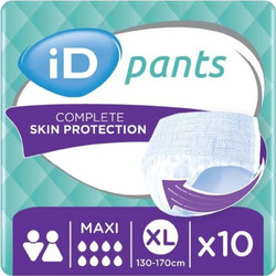 iD Pants Maxi XLarge Πάνες Βρακάκι Ακράτειας 8 Σταγόνες 10τμχ