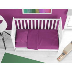 Dimcol Solid 501 Βρεφικό Πάπλωμα Κούνιας 160x120cm Μωβ