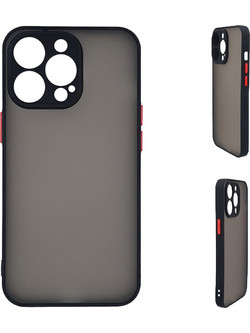 Sonique Color Button Bumper Black (iPhone 15 Pro)